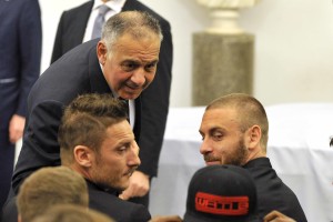 PALLOTTA DEROSSI TOTTI Nuovo StadioRoma