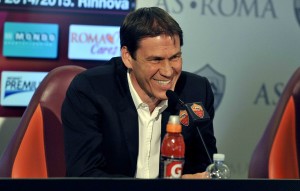 RUDI GARCIA CONFERENZA STAMPA ALLA VIGILIA DI ROMA ATALANTA(fotoTedeschi)