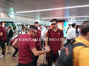 florenzi e Astori fiumicino