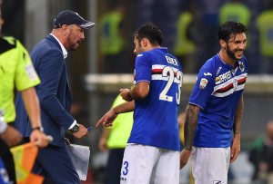 Soccer: serie A, Sampdoria-Bologna